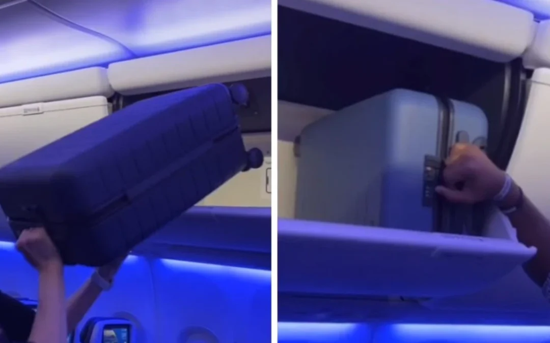 United Airlines reveals how to stow luggage in overhead bins in viral TikTok